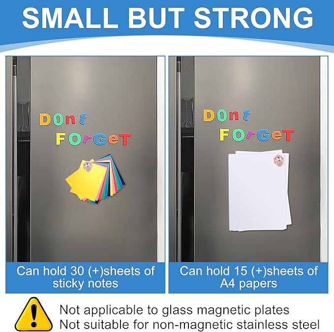 LOVIMAG Fridge Magnets 16Pcs Refrigerator Whiteboard Small Strong Magnet Classroom Kitchen Accessories Decorative Locker Set Decor Must Haves Office Calendar Refrigerador Magnetic Cute Crafts