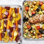 Homikit 2 Pack Baking Sheet, 16x12 Inches Stainless Steel Cookie Sheets for Baking, Large Toaster Oven Tray for Roasting Cooking, Metal Jelly Roll Pan Non Stick &Rustproof, Dishwasher Safe
