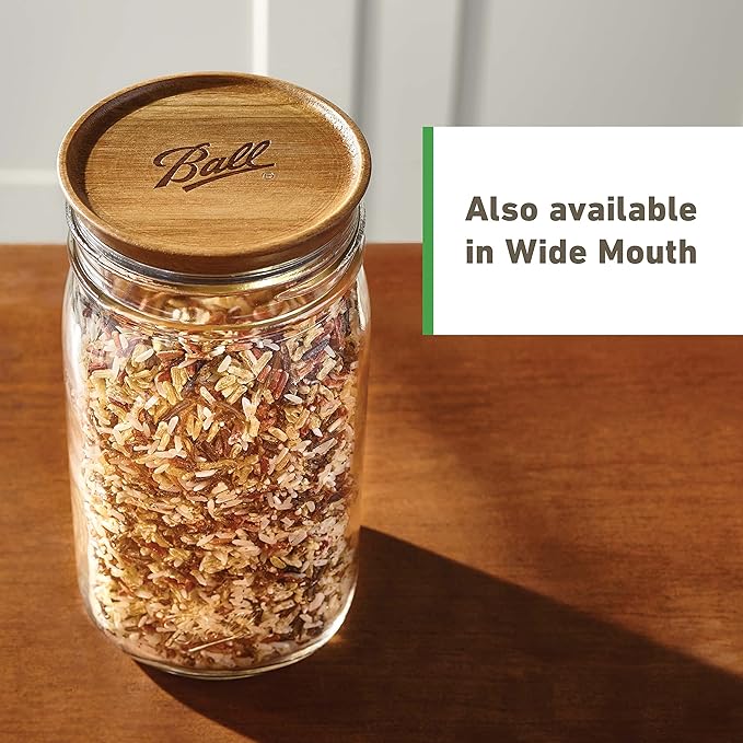 Ball Jar Wooden Storage Lids