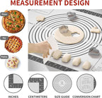 Silicone Pastry Mat for Dough Rolling,SIlicone Mat for Baking PIzza,Macaron, Pie Crust Pizza and Cookies Large Silicone Fondant Mat,Macaron Silicone Baking Mat