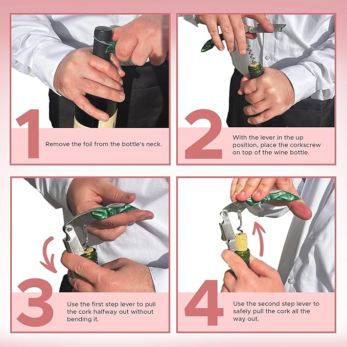 Wino Wine Key! - Professional Sommelier's Corkscrew Wine Opener
