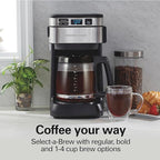 Hamilton Beach 12 Cup Programmable Coffee Maker, FrontFill Drip Coffee Maker