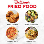 Dash Digital Tasti-Crisp™ Air Fryer - Compact Electric Digital Fryer With Auto Shut-Off Feature - Ideal for Small Spaces - AirCrisp® Technology - 2.6 Quarts - Black