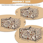Coffee Chocolate Cake Print Toaster Oven Cover with Top Handle, Heavy Duty Dust-proof Microwave Oven Cover Compatible with Most Toasters Ovens (Medium-14.5 * 18.46 * 9 inches)