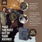 ASEBBO Insulated Lunch Bag for Women & Men (Grey)