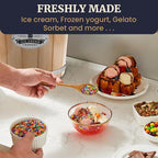 Elite Gourmet Maxi-Matic EIM-924L 4 quart Old Fashioned Electric Ice Cream Maker, Pine Bucket
