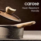CAROTE 26PCS Pots and Pans Set Non Stick, Cookware Set Pots and Pans Induction Cook Ware, Nonstick Kitchen Cooking, PFOA Free
