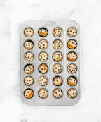 USA Pan Bakeware Mini Cupcake and Muffin Pan, Nonstick Quick Release Coating, 24-Well, Aluminized Steel