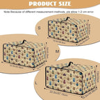 Coffee Kettle Print Toaster Oven Dust Cover, Fingerprint Protectors and Greasy Protection Machine Washable Universal Toaster Oven Protector for Kitchen, (Large-18.5*22.5*12.99 inches)