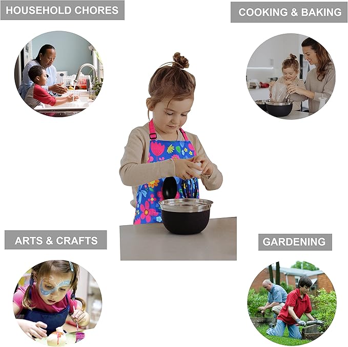 Kids Apron - cooking, gardening, artist, painting, cleaning, baking, pottery, chef, kitchen - gift boys, girls