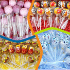300 Count 4 INCH White Paper Lollipop Sticks,Cake Pop Sticks,Sucker Sticks for Cookies,Rainbow Candy,Chocolate,Cake Topper(Dia 3.5mm)
