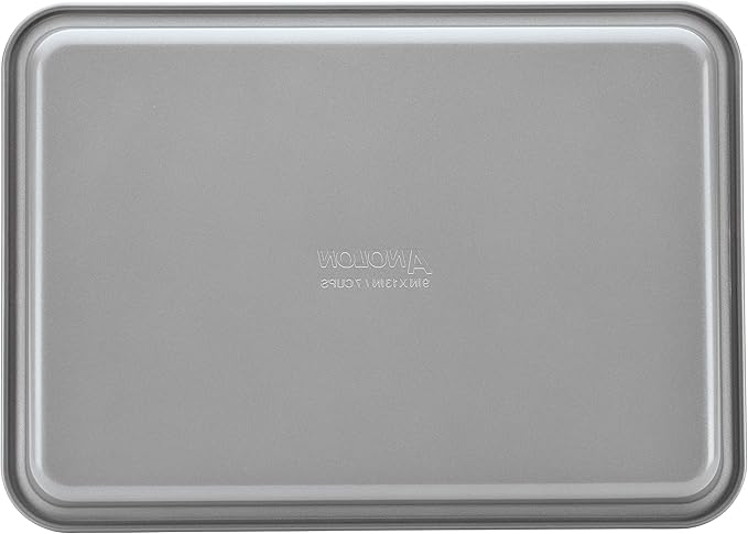 Anolon Gourmet Nonstick Bakeware Set with Nonstick Cookie Sheets / Baking Sheets - 3 Piece, Graphite Gray