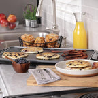 Presto 07072 22-Inch Extra Large Griddle, 22"x 13", Low Profile Design, Ceramic Nonstick, Black