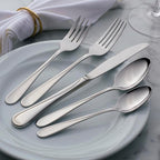 Oneida Silverware Set, Flight Everyday Flatware Dinner Knives Set, Service For 6, 18/0 Stainless Steel, Rust Resistant, Dishwasher Safe, Mirror Finish, Utensils Sets, Dinner Knife (Silver 6 Piece)