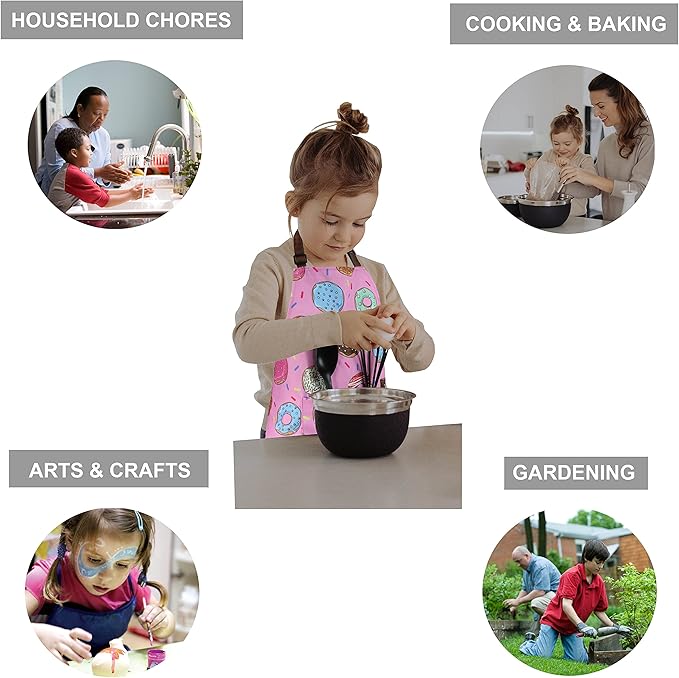 Kids Apron - cooking, gardening, artist, painting, cleaning, baking, pottery, chef, kitchen - gift boys, girls