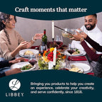 Libbey Baker’s Basics 5 Piece Glass Baking Dish Set with 1 Lid, Stackable, Clear Versatile Casserole Dish Set, Baking Glassware Set for Food Prep