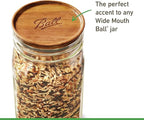 Ball® Jar Lids, 5 Pack Ball Jar Wooden Storage Lids