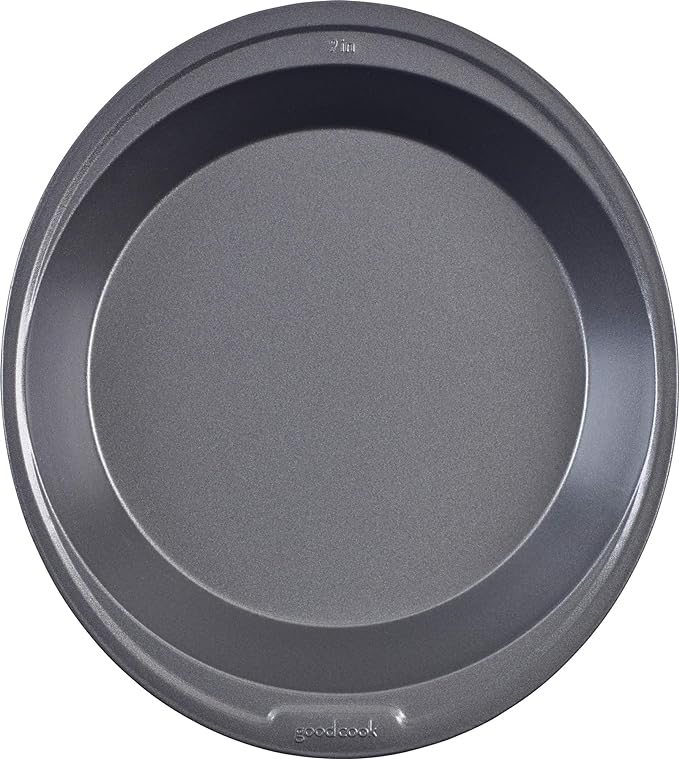 GoodCook Everyday Nonstick Steel Pie Pan, 9", Gray (Pack of 12)