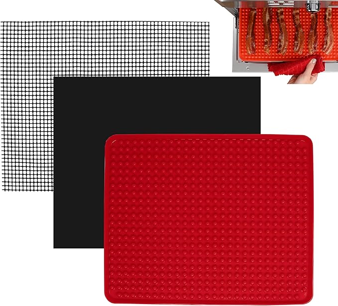 Reusable Liners for Toaster Oven Compatible with Double Oven with FlexDoor, Ninja Foodi XL Pro DT200, Prestige Smart, Double Stack Countertop Oven, Liners for Trays and Racks