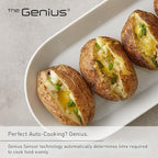 Panasonic Countertop Microwave Ovens, 0.9 Cu. Ft. 1000W, 15 Auto Cooking Presets, Inverter Technology for Even Cooking, with Genius Sensor Technology and Turbo Defrost- NN-SD47QSDAYH