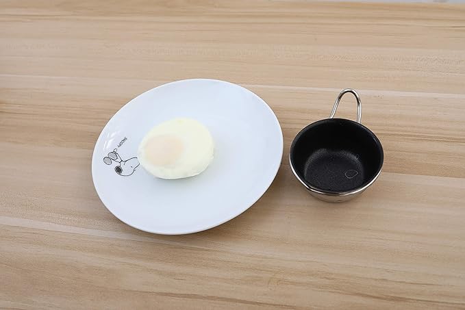 Egg Poacher Pan - Stainless Steel Poached Egg Cooker – Perfect Poached Egg Maker – Induction Cooktop Egg Poachers Cookware Set with 4 Nonstick Large PFOA FREE Egg Poacher Cups and Silicone Spatula…