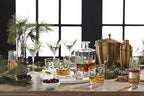 Lenox 896709 Holiday 5-Piece Decanter & Whiskey Glass Set, Christmas Dinnerware, Hosting