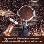 1 Pack 51mm Stainless Steel Coffee Filter Basket, Espresso Portafilter Machine Parts Compatible with CASABREWS, Gevi (1, One Cup)