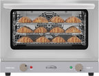 KoolMore 19 in. Countertop Convection Oven for Quarter-Size Pans with 3 Racks 1440W of Power in Stainless-Steel, 0.8 cu. ft. ETL Listed (KM-CTCO-08)