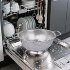 Kaishun Colander Stainless Steel 5-Quart, Kitchen Strainer for Pasta, Fruits Vegetables, Dishwasher Safe