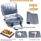 BAGSPRITE Expandable Insulated Casserole Carrier for Hot or Cold Food, Casserole Dish Carrying Case,Thermal Lasanga Lugger Tote for Pockluck, Parties, Picnic, Fits 9" x 13" Baking Dish,