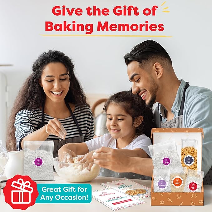 Pretzel Making Kit - Real Cooking Set for Kids Ages 5-12+ with Recipe and Ingredients - Kids Baking Set for Girls & Boys - Great Gift for Family Bonding