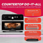 Instant Pot Omni Plus 19QT/18L Toaster Oven Air Fryer, 10-in-1 Functions, Fits 12" Pizza, Crisp, Broil, Bake, Roast, Toast, Warm, Convection, 100+ In-App Recipes, from the Makers of Instant Pot, Black