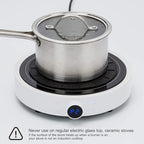 Lazy K Induction Cooktop Mat - Silicone Fiberglass Scratch Protector - for Magnetic Stove - Non Slip Pads to Prevent Pots from Sliding During Cooking_ Black (9.4inches)