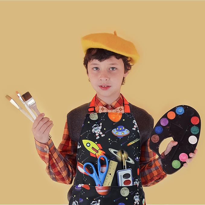 Kids Apron - cooking, gardening, artist, painting, cleaning, baking, pottery, chef, kitchen - gift boys, girls