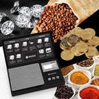 MAXUS Digital Gram Scale 1000g/0.1g, Small Food Scale with Backlit LCD, Mini Pocket Scale for Jewelry