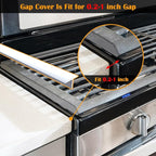 KindGa Stove Gap Covers, Silicone Counter Gap Filler for Stove, 30 Inches for 0.2-1 inch Gap,Seal Spills between Appliances Countertop Furniture Stoves Ovens(Set of 2, White)