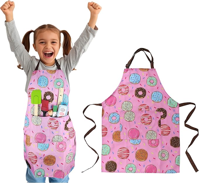 Kids Apron - cooking, gardening, artist, painting, cleaning, baking, pottery, chef, kitchen - gift boys, girls