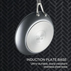 Circulon A1 Series with ScratchDefense Technology Nonstick Induction Frying Pans/Skillet Set, 8.5 Inch and 10 Inch - Graphite, Skillet Set (8.5" & 10")