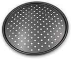 Handook Pizza Pan for Oven, Nonstick Pizza Pans, Carbon Steel Pizza Pan with Holes, Pizza Baking Pan for Oven Baking Supplies, for Home Baking Kitchen Oven Restaurant (12 Inch)