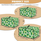 Clover Print Toaster Oven Cover Heavy Duty, Heat Resistant Dust-proof Toaster Cover Kitchen Small Appliance Protective Slipcover Washable Slipcover for Kitchen Counter, Green, L