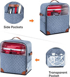 BAGSPRITE Stand Mixer Cover with Appliance Sliders Base Compatible with KitchenAid Mixer-Storage Bag for 6/7/8 Quart with Pockets for Kitchen Aid Accessories and Attachments