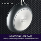 Circulon A1 Series with ScratchDefense Technology Nonstick Induction Frying Pan/Skillet, 12 Inch, Graphite