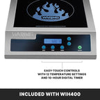 Waring Commercial Heavy-Duty Commercial Induction Range, 120V, 1800W