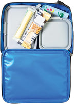 PackIt Freezable Classic Lunch Box, Checked Out, Built with EcoFreeze Technology, Collapsible, Reusable, Zip Closure With Zip Front Pocket and Buckle Handle, Perfect for School Lunches