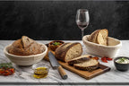 Banneton Bread Proofing Basket [Set of 2 ] Round 9 Inch Handmade Rattan Baskets and Liners for Sourdough