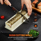 ISSEVE Sushi Making Kit, 25 in 1 Sushi Bazooka Maker with Sushi Molds, Bamboo Mat, Bamboo Chopsticks, Sushi Knife,Nigiri Mold,Onigiri Mold,Musubi mold,DIY Sushi Roller Machine
