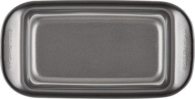 Rachael Ray Bakeware Meatloaf/Nonstick Baking Loaf Pan with Insert, 9 Inch x 5 Inch, Gray