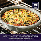 Circulon Nonstick Bakeware Round Baking Pan / Cake Pan, 9 Inch, Gray