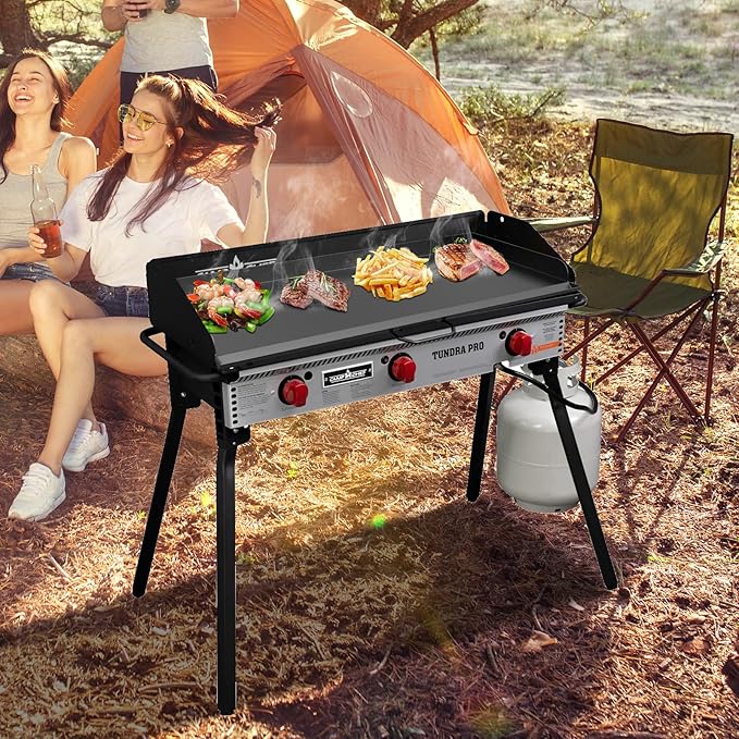 Flat Top Griddle for Camp Chef Accessories 3 Burner Stove SPG90B GB90D TB90 TB90LW TB90LWG TB90LWG15 CCH3 Camp Stove Griddle Top for Camp Chef Tundra 3 Burner 16" x 38"