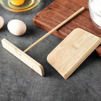 Crepe Kit Pancake Spatula Set, 5pcs Household Cooking Gadget for Traditional Crepe Making, Sturdy Kitchen Tool for Home Use Random Color